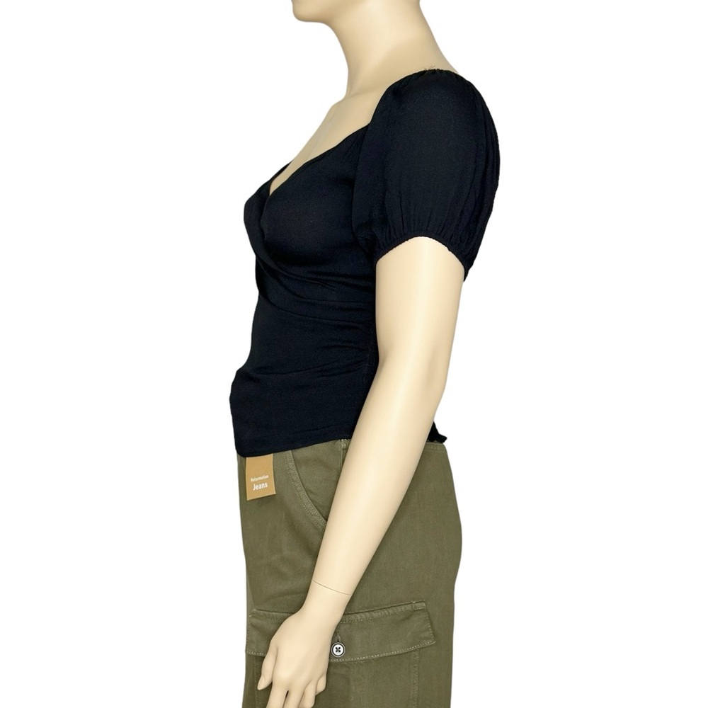 REFORMATION Lampone Top, Black, 12 (US) - Picture 12 of 13